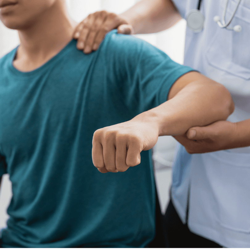 Séance de rééducation fonctionnelle au domicile du patient à Toulouse